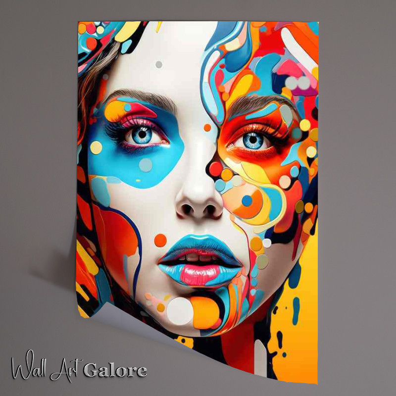 Buy Unframed Poster : (Vibrant Faces in a World of Color)