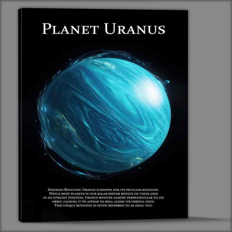 Buy Canvas : (Planet Uranus Space Art)