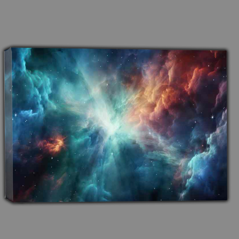 Buy Canvas : (Orian Nebulae Unveiled Exploring the Beauty of Cosmic Clouds)