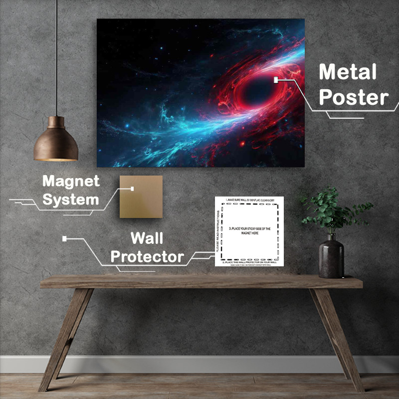 Buy Metal Poster : (Significance of the Ring Nebula In Outer Space)