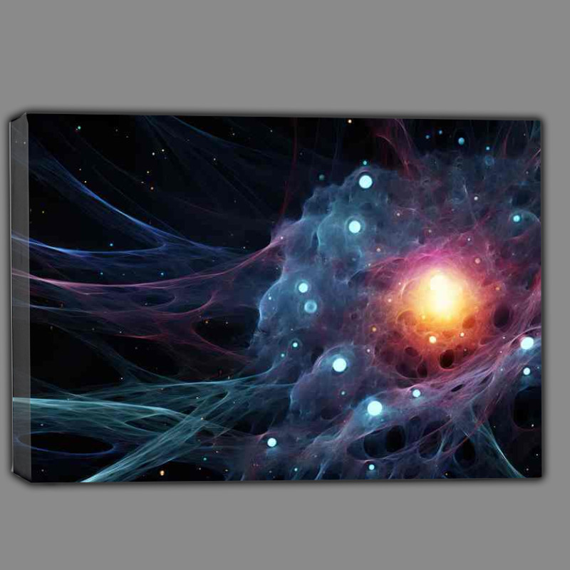 Buy Canvas : (The Colors of Nebulae Neptune In The Universe)