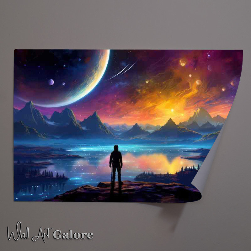 Buy Unframed Poster : (Cosmic Giants Planets with Enormous Rock Formations)
