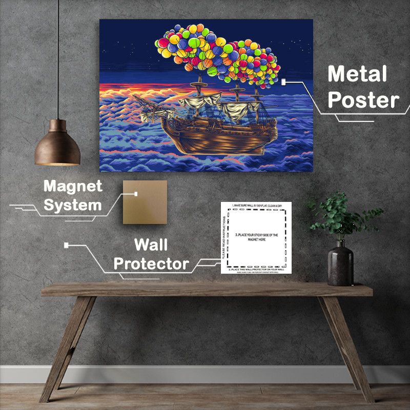 Buy Metal Poster : (A Sky Full Of Ideas)