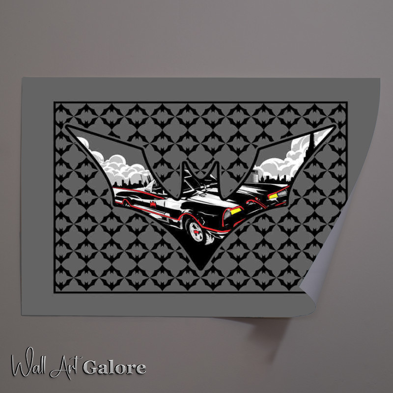 Buy Unframed Poster : (Bat Sign Mobile Car)