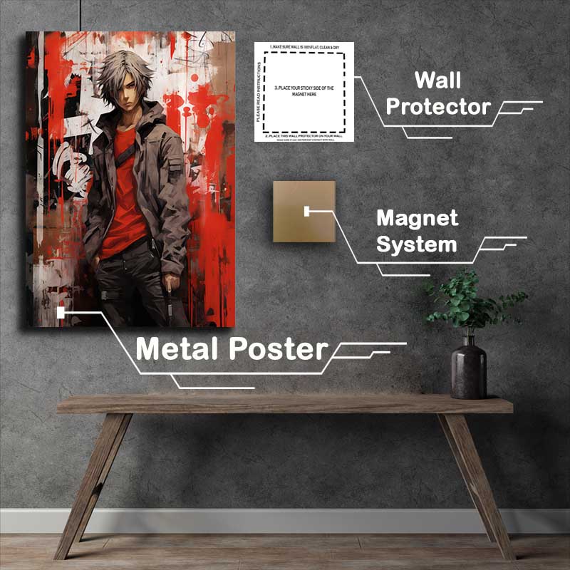 Buy Metal Poster : (Kakashi Naruto style of)