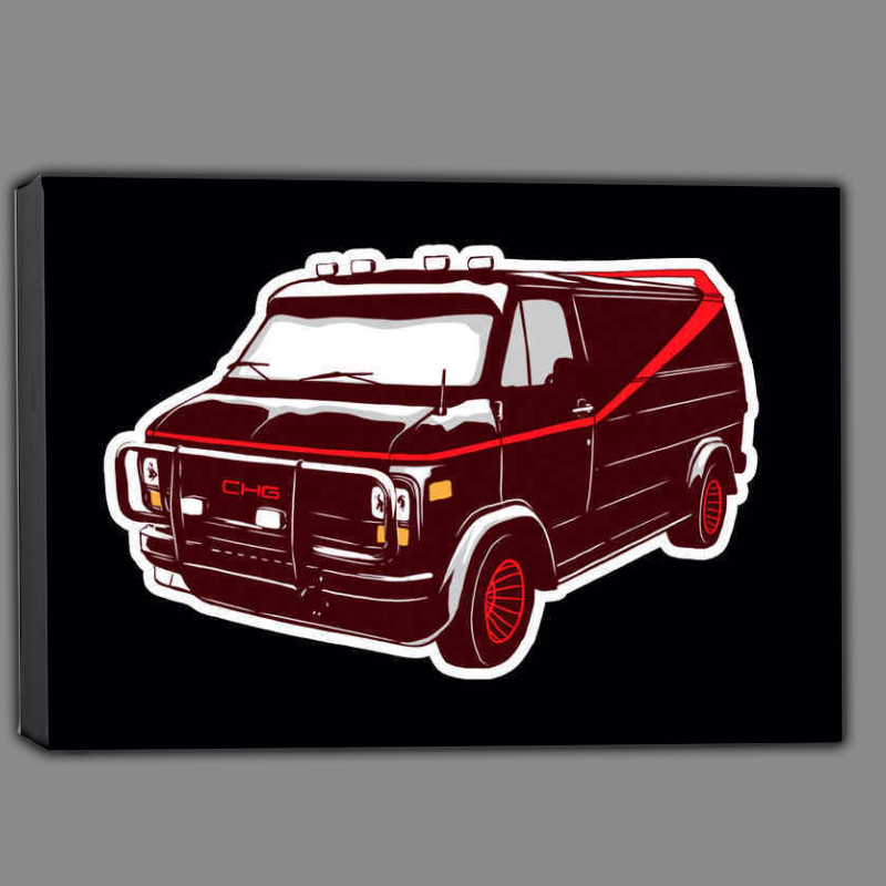 Buy Canvas : (Childhood Cars A team van)