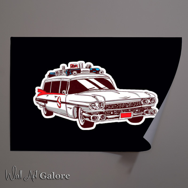 Buy Unframed Poster : (Childhood Cars Ghostbusters)