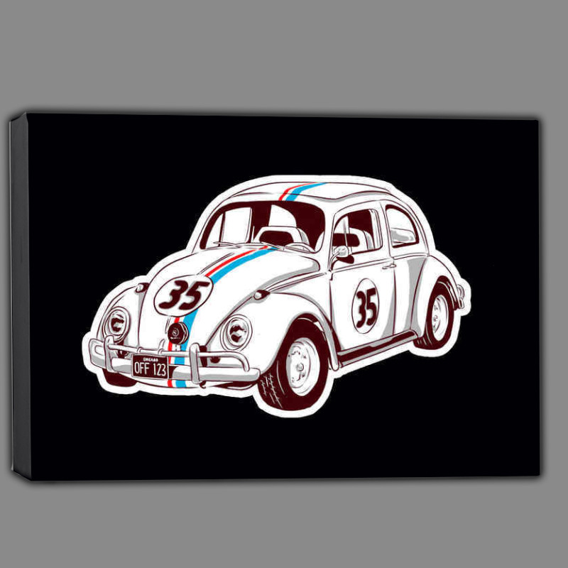 Buy Canvas : (Childhood Cars Herbie)