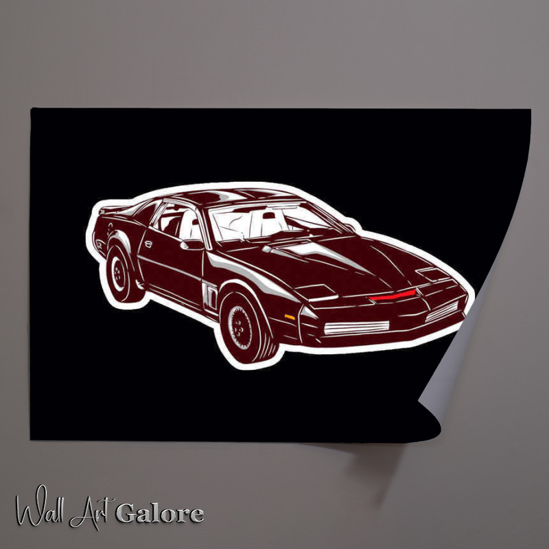 Buy Unframed Poster : (Childhood Cars Knightrider)