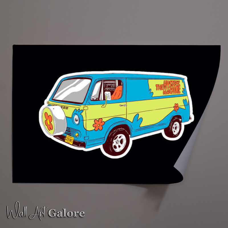 Buy Unframed Poster : (Childhood Cars Scoobydoo)