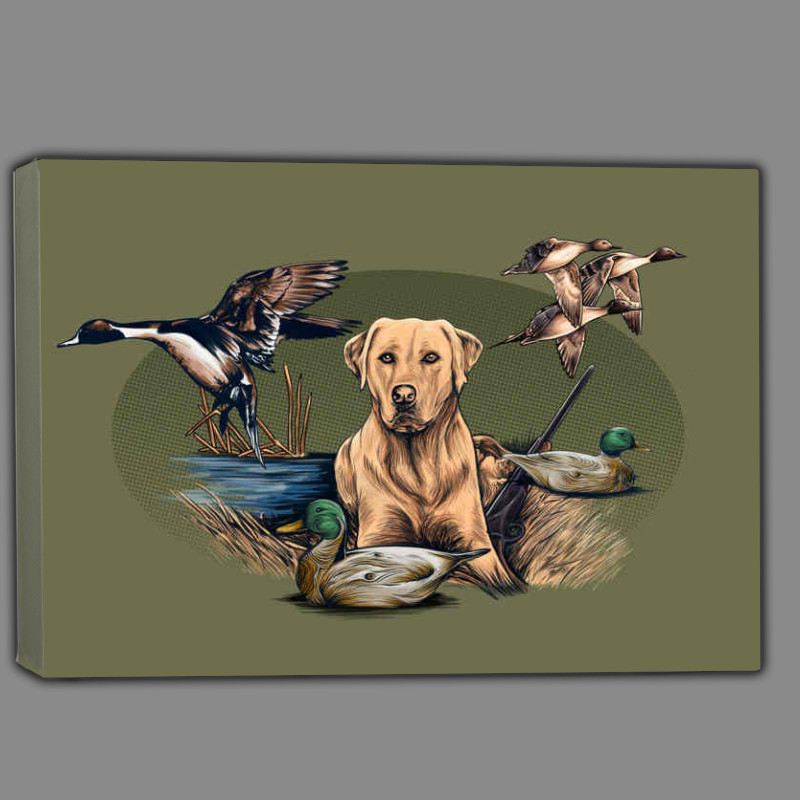 Buy Canvas : (Duck Hunting Season Green)