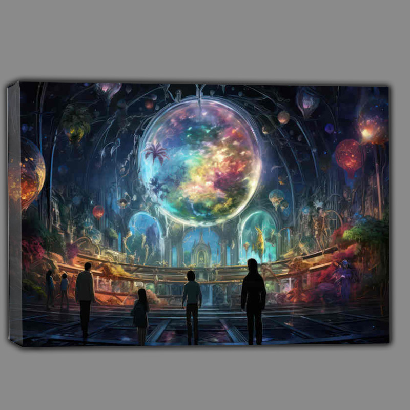 Buy Canvas : (Enchanted Fantasy World with bright colours and amazing hues)