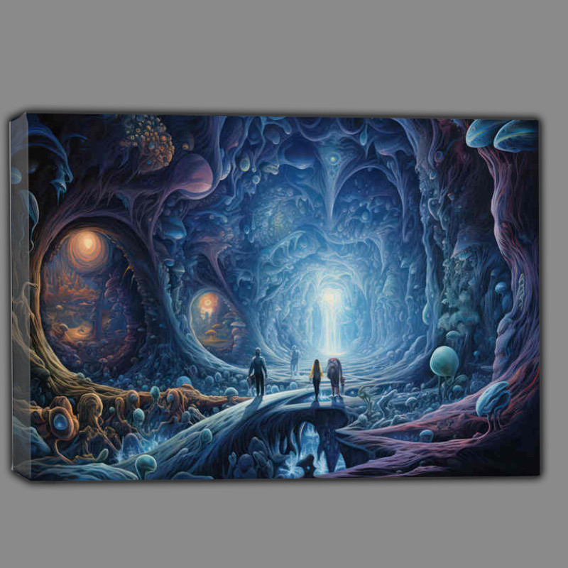 Buy Canvas : (Enchanted World With nice blue tones and hues)