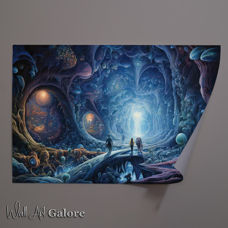 Buy Unframed Poster : (Enchanted World With nice blue tones and hues)