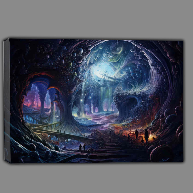 Buy Canvas : (Fantasy Enchanted worlds with artful colours)