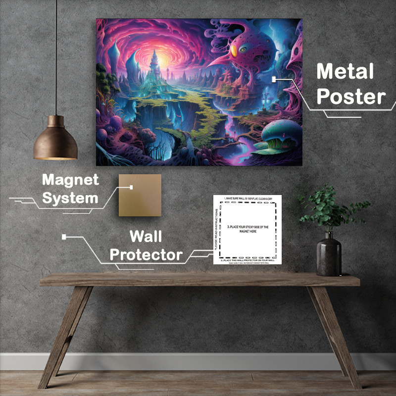 Buy Metal Poster : (The Enchanted Fantasy Land Visaually pleasing)