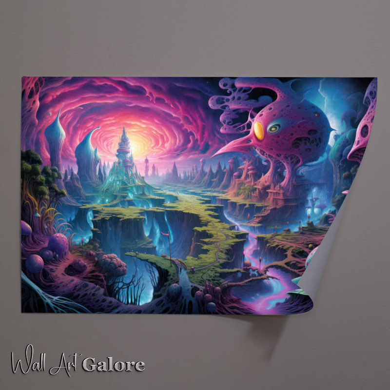 Buy Unframed Poster : (The Enchanted Fantasy Land Visaually pleasing)