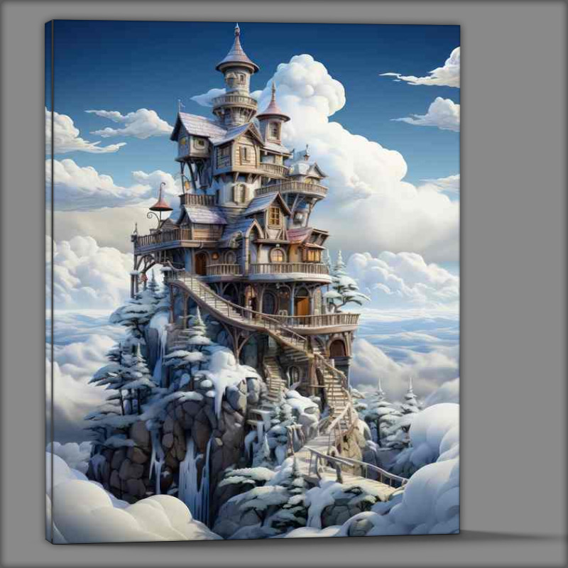Buy Canvas : (Castle Charm Your Fairytale Vacation Starts Here)