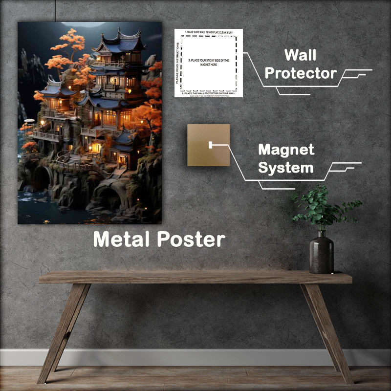 Buy Metal Poster : (Castle Dreams Come True Book Your Fantasy Stay)