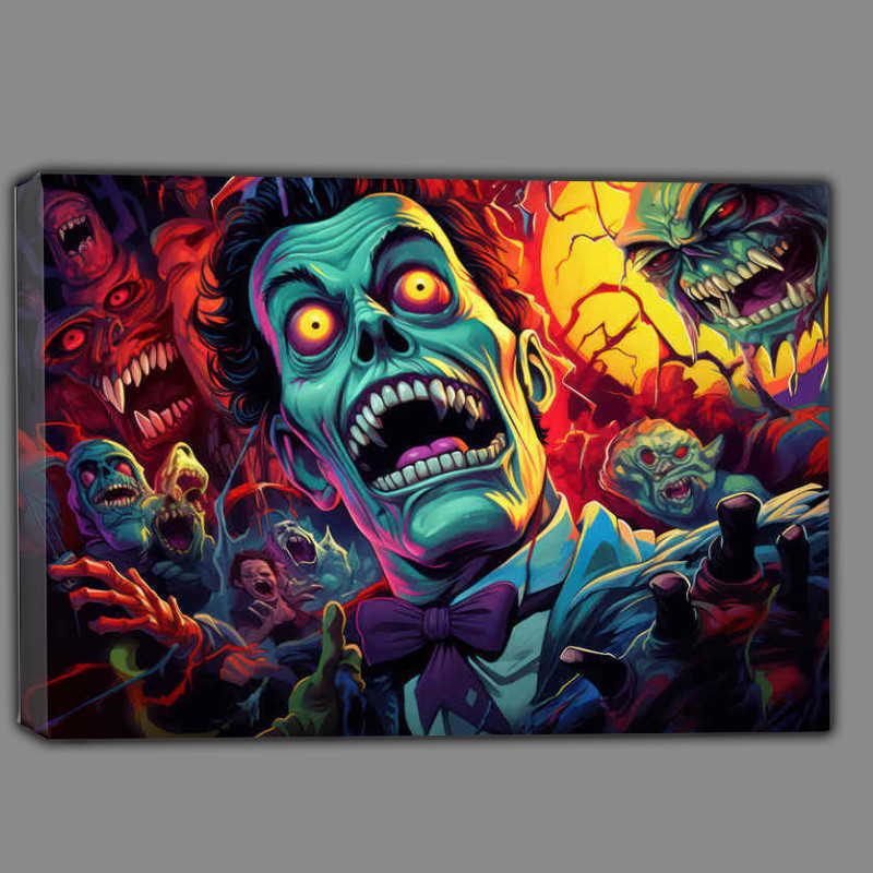 Buy Canvas : (Zombie Horror Movie A thousand Faces)
