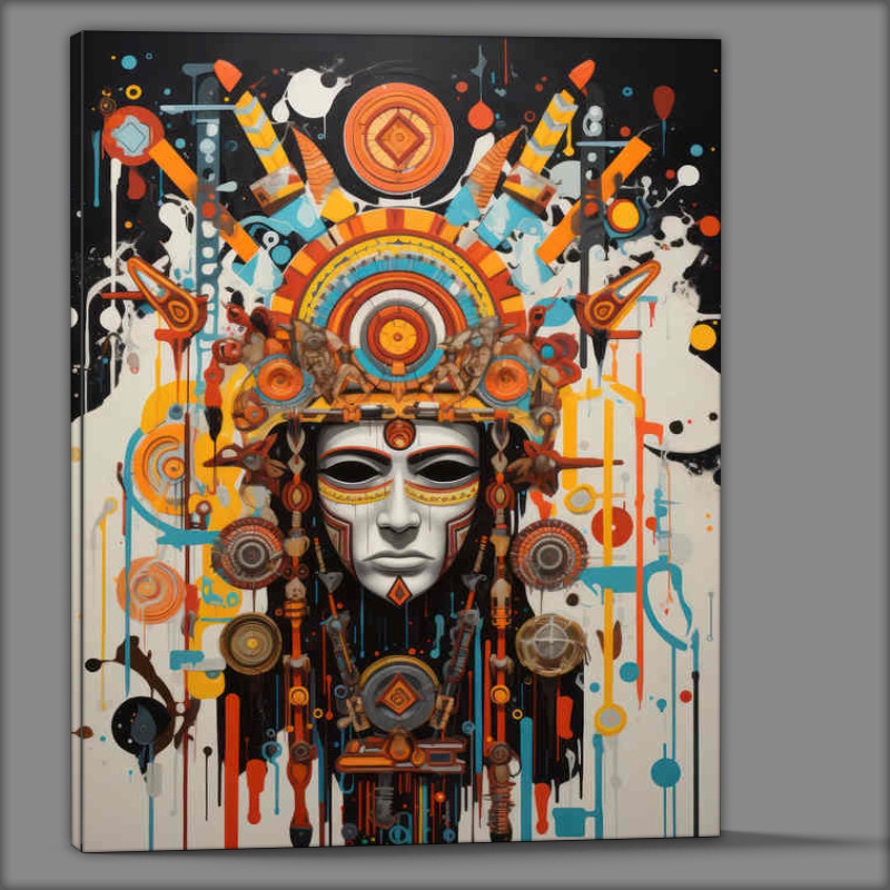 Buy Canvas : (Indian painting style abstract art)