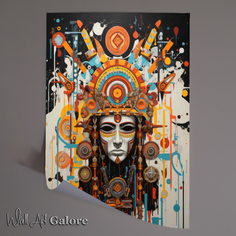 Buy Unframed Poster : (Indian painting style abstract art)