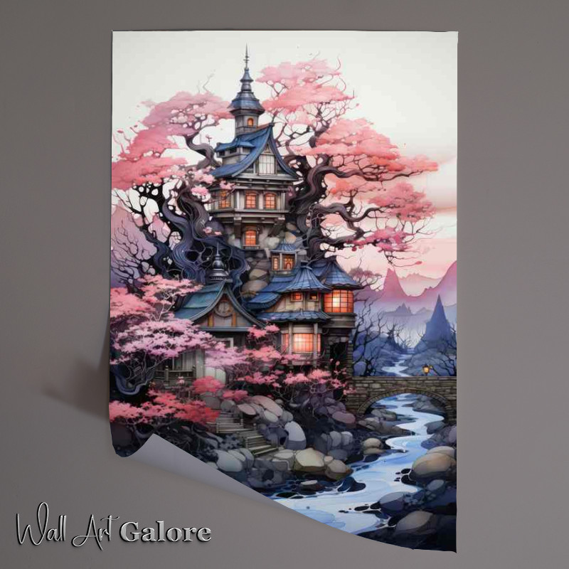 Buy Unframed Poster : (Castle Reserve Your Spot in pink)