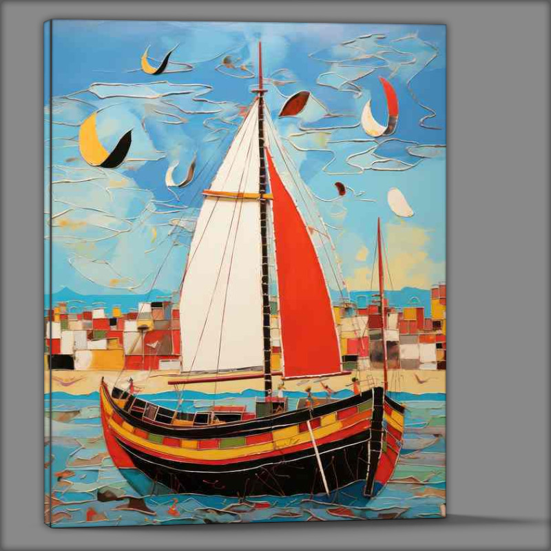 Buy Canvas : (Capturing the Essence of Boats Sailing)