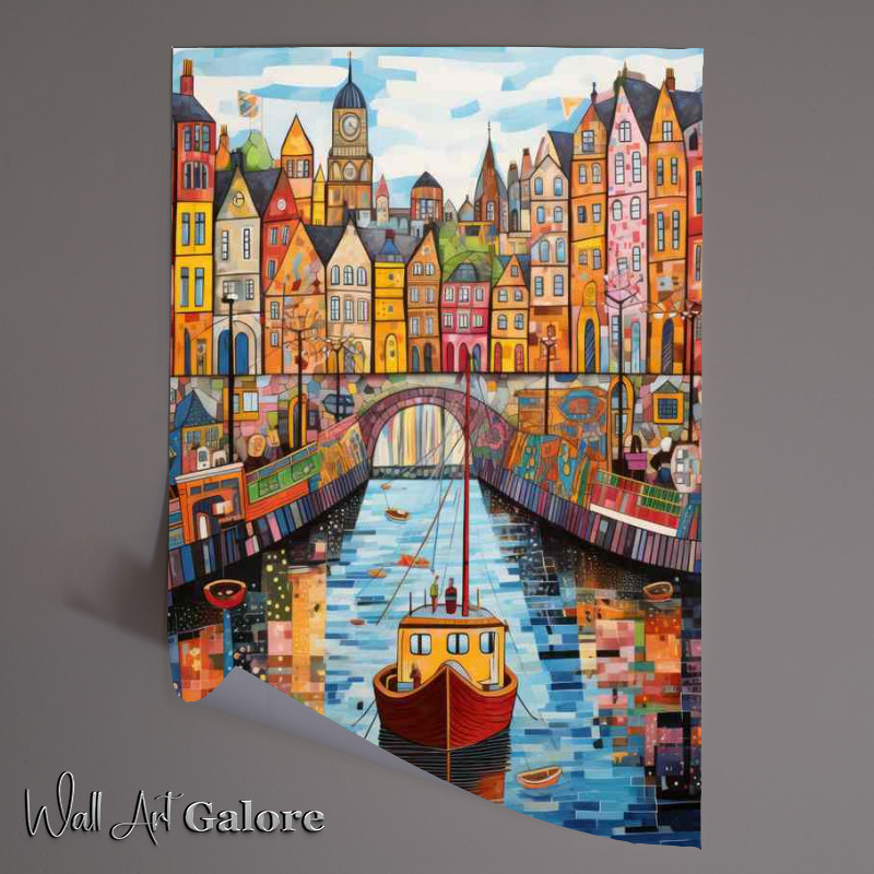 Buy Unframed Poster : (Small boat on the river)
