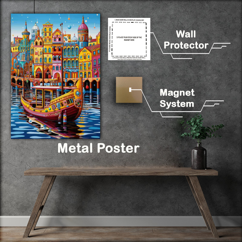 Buy Metal Poster : (The Magic of Boats on the Open Waters)