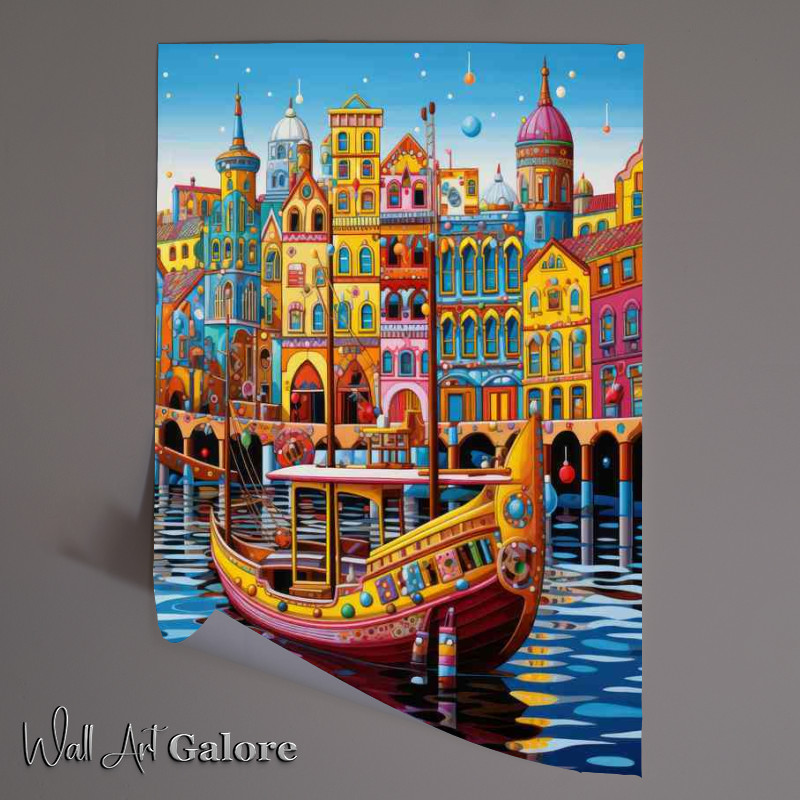 Buy Unframed Poster : (The Magic of Boats on the Open Waters)