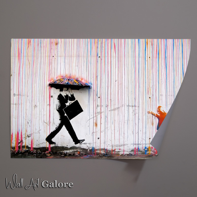 Buy Unframed Poster : (Coloured Rain Coloured)