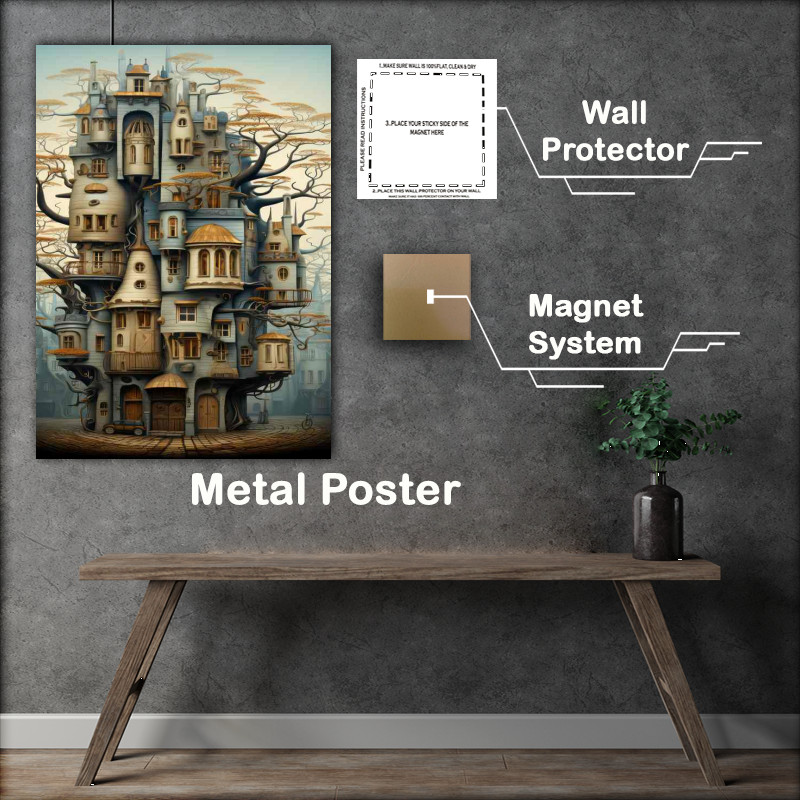 Buy Metal Poster : (Enchanted Castle)