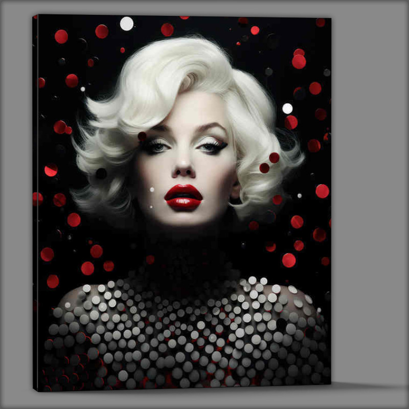 Buy Canvas : (Marilyn Monroe A Glamorous Hollywood Legend)