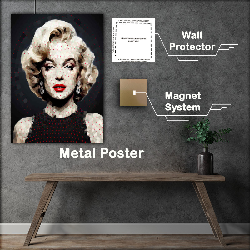 Buy Metal Poster : (Marilyn Monroe The Iconic Life and Legacy)