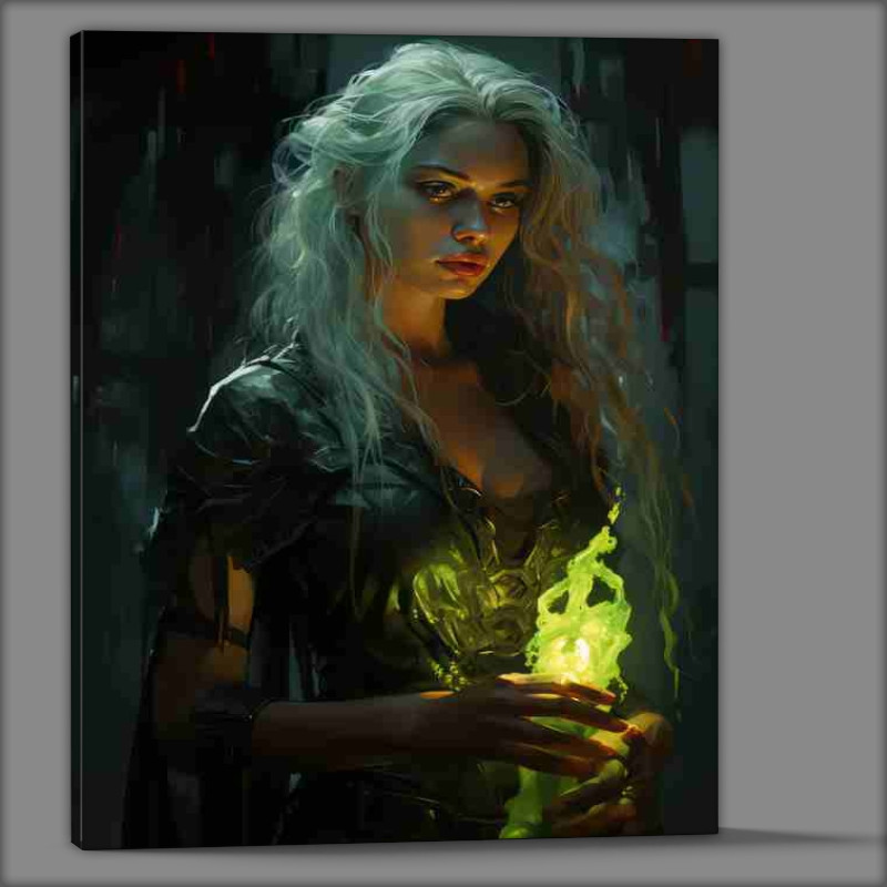 Buy Canvas : (Art of blade black khaleesi sword spitting green)