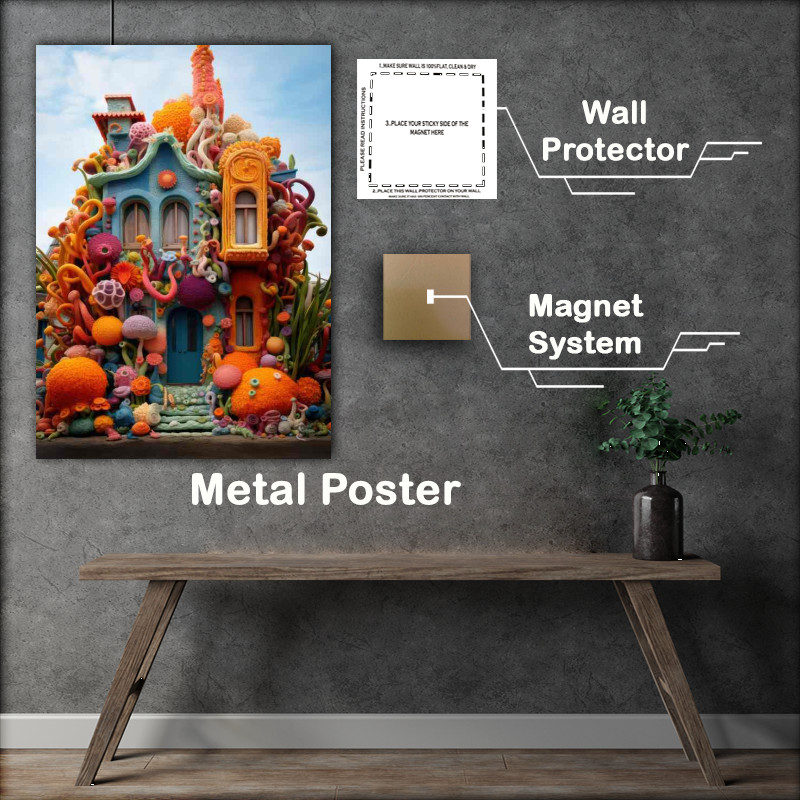 Buy Metal Poster : (Enchanted Castle Retreat Your Fantasy Getaway)