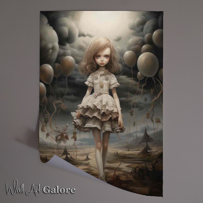 Buy Unframed Poster : (Creeping in Shadows The Macabre Doll Phenomenon)