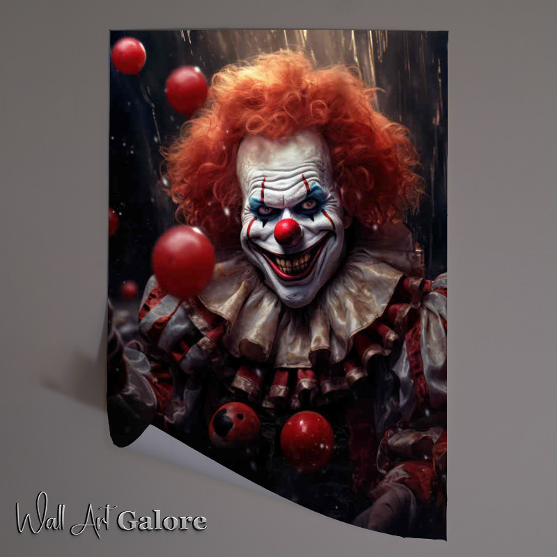 Buy Unframed Poster : (Haunting Laughter The Dark Side of Creepy Clowns)