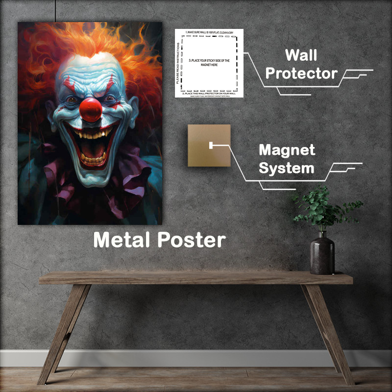 Buy Metal Poster : (Nightmare Fuel The Creepy Clown Chronicles)