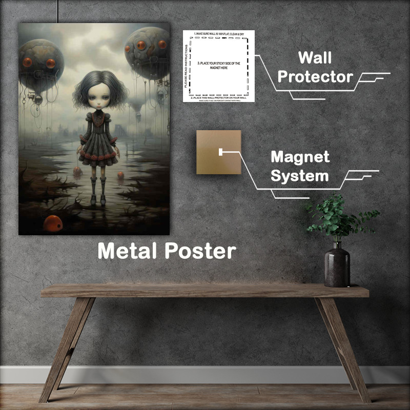 Buy Metal Poster : (Whispers of the Unliving Macabre Dolls)