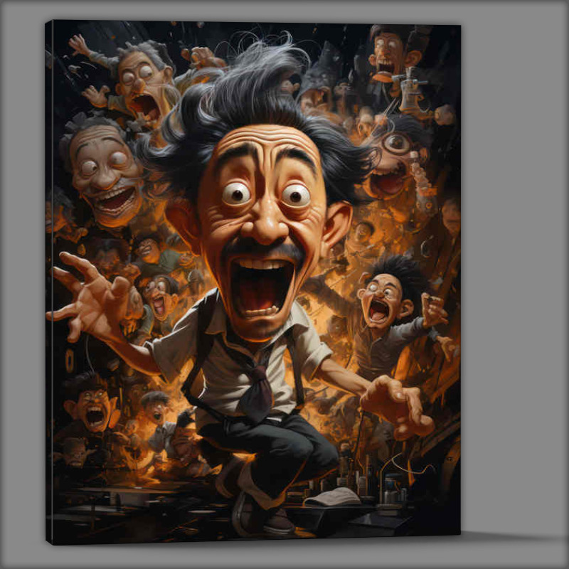 Buy Canvas : (The Crazy artist in a thousand styles)