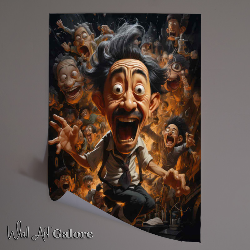 Buy Unframed Poster : (The Crazy artist in a thousand styles)