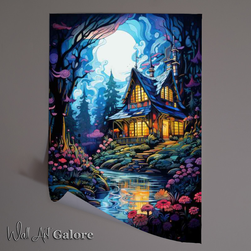 Buy Unframed Poster : (House on the Island)