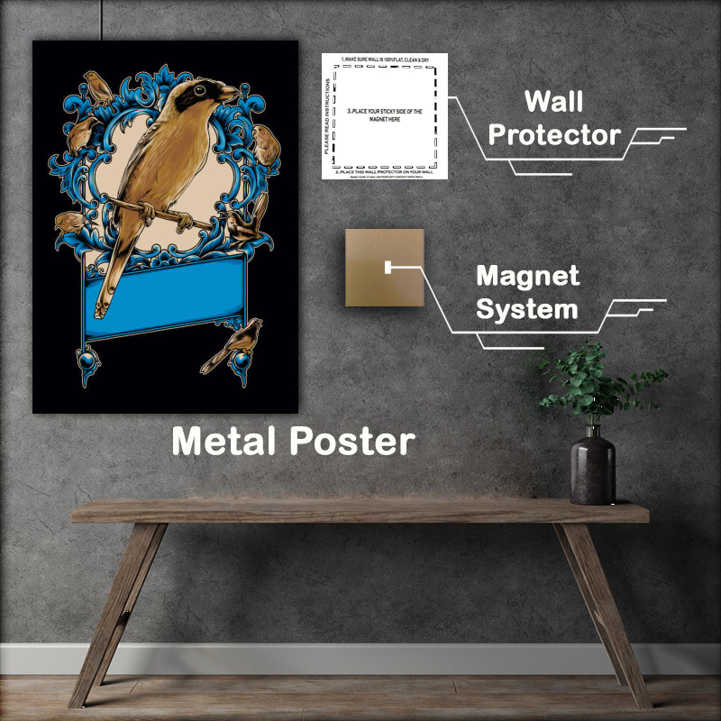 Buy Metal Poster : (Birds Of Paradise)
