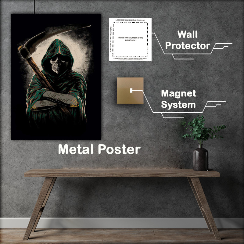 Buy Metal Poster : (Death Angel Inked)