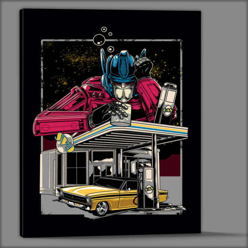 Buy Canvas : (Drunk On Gas Transformer)