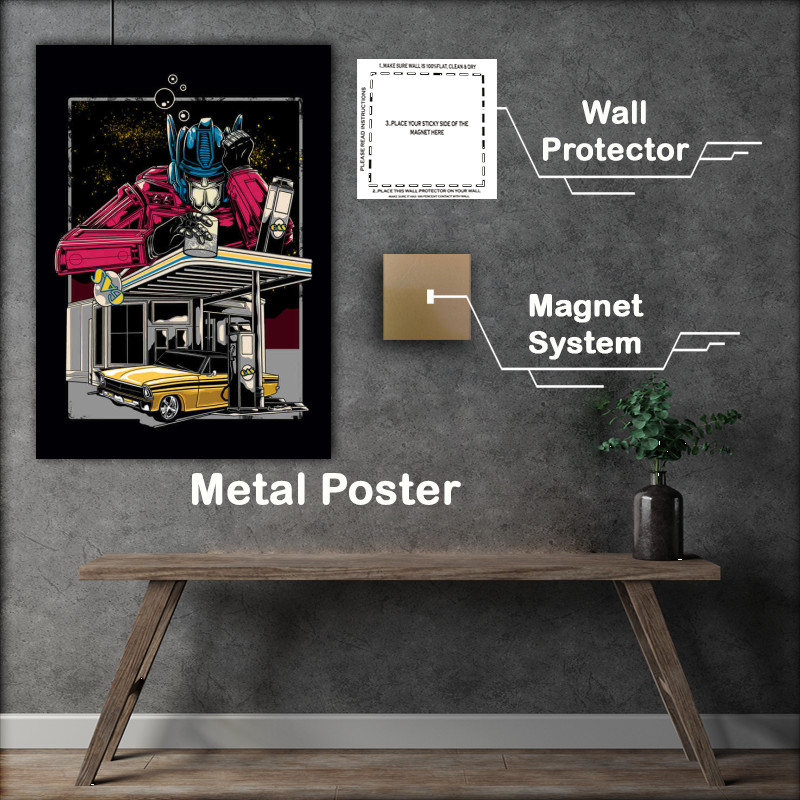 Buy Metal Poster : (Drunk On Gas Transformer)