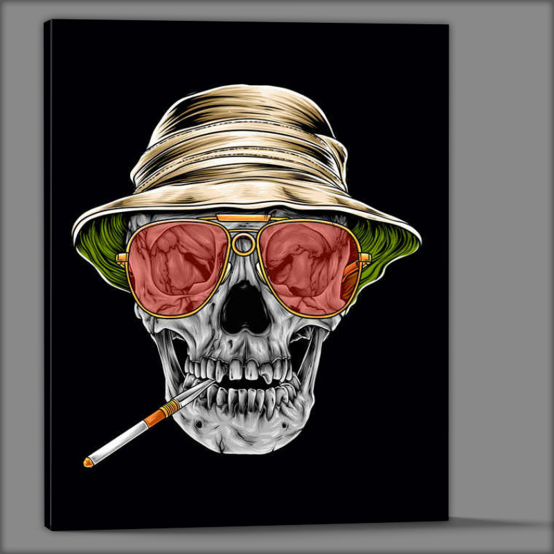 Buy Canvas : (Fear Of Loathing the hat and glasses)