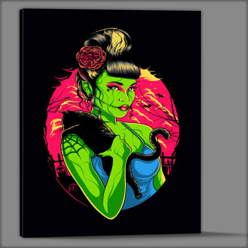 Buy Canvas : (Frankenstein Girl)